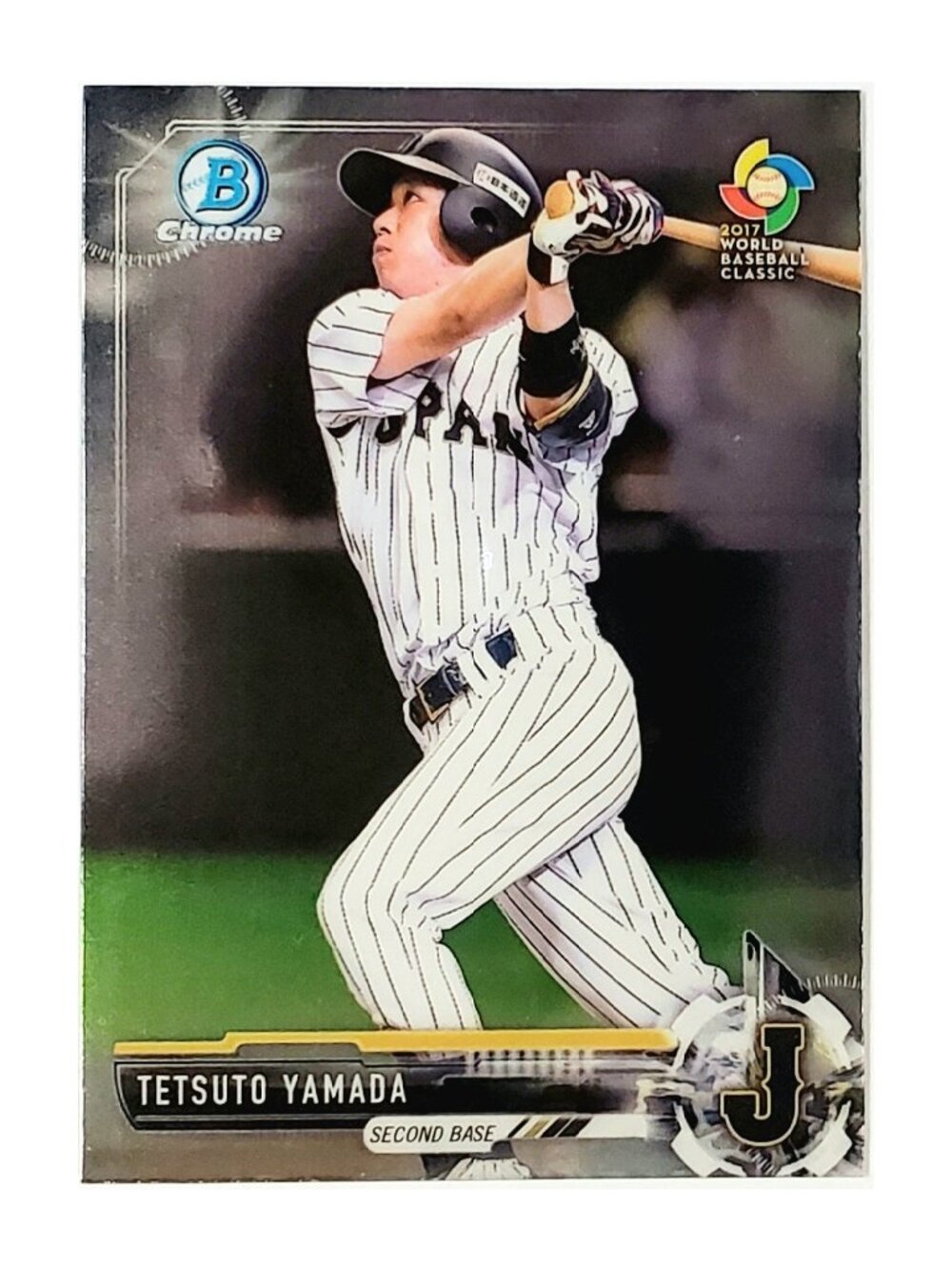 TETSUTO YAMADA ROOKIE (WBC) MINI 2017 BOWMAN CHROME PROSPECTS #BCP56, TEAM JAPAN